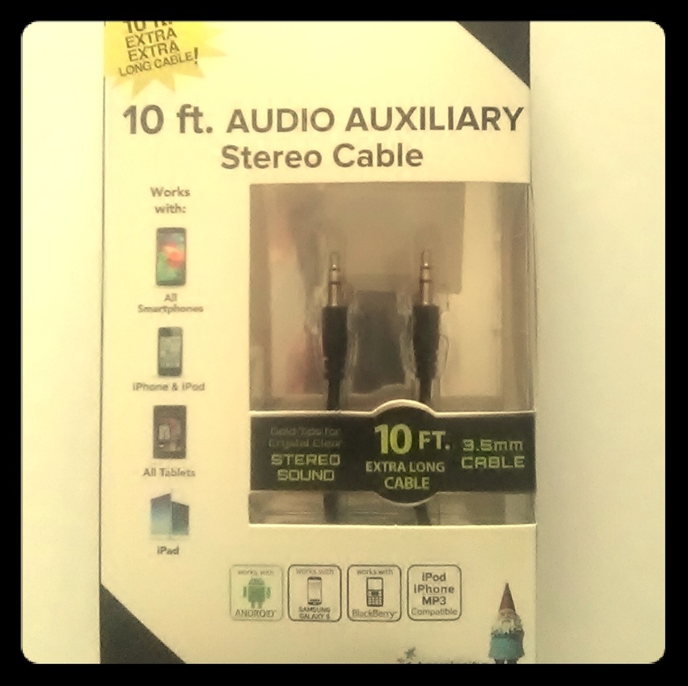 $5 ~ 10 ft.  AUDIO AUXILIARY  Cable